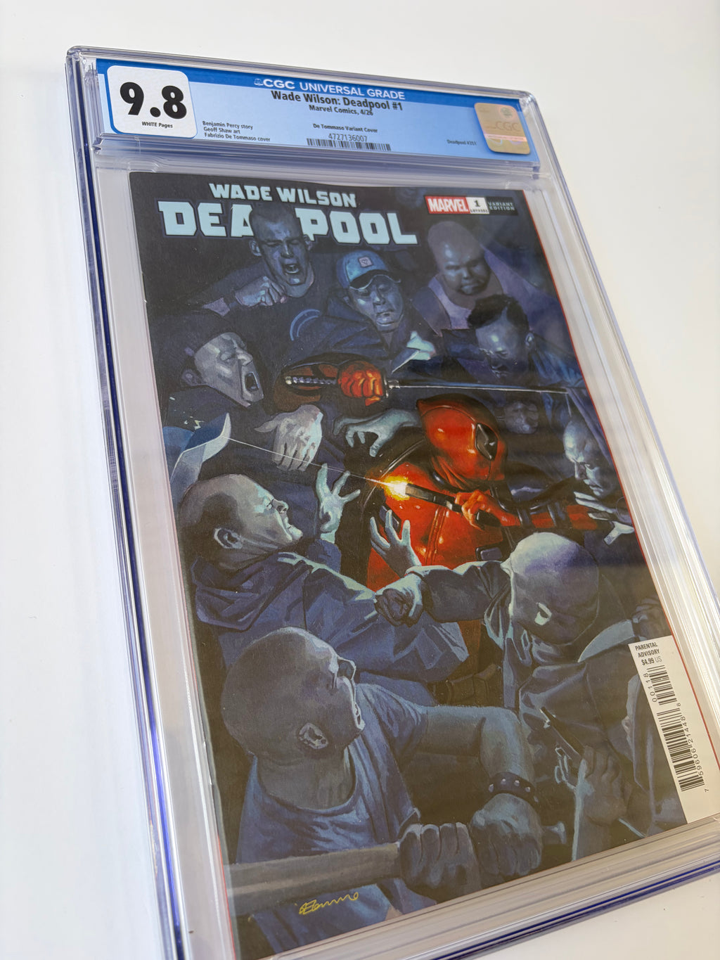 Wade Wilson: Deadpool #1 CGC 9.8 De Tommaso Variant Cover