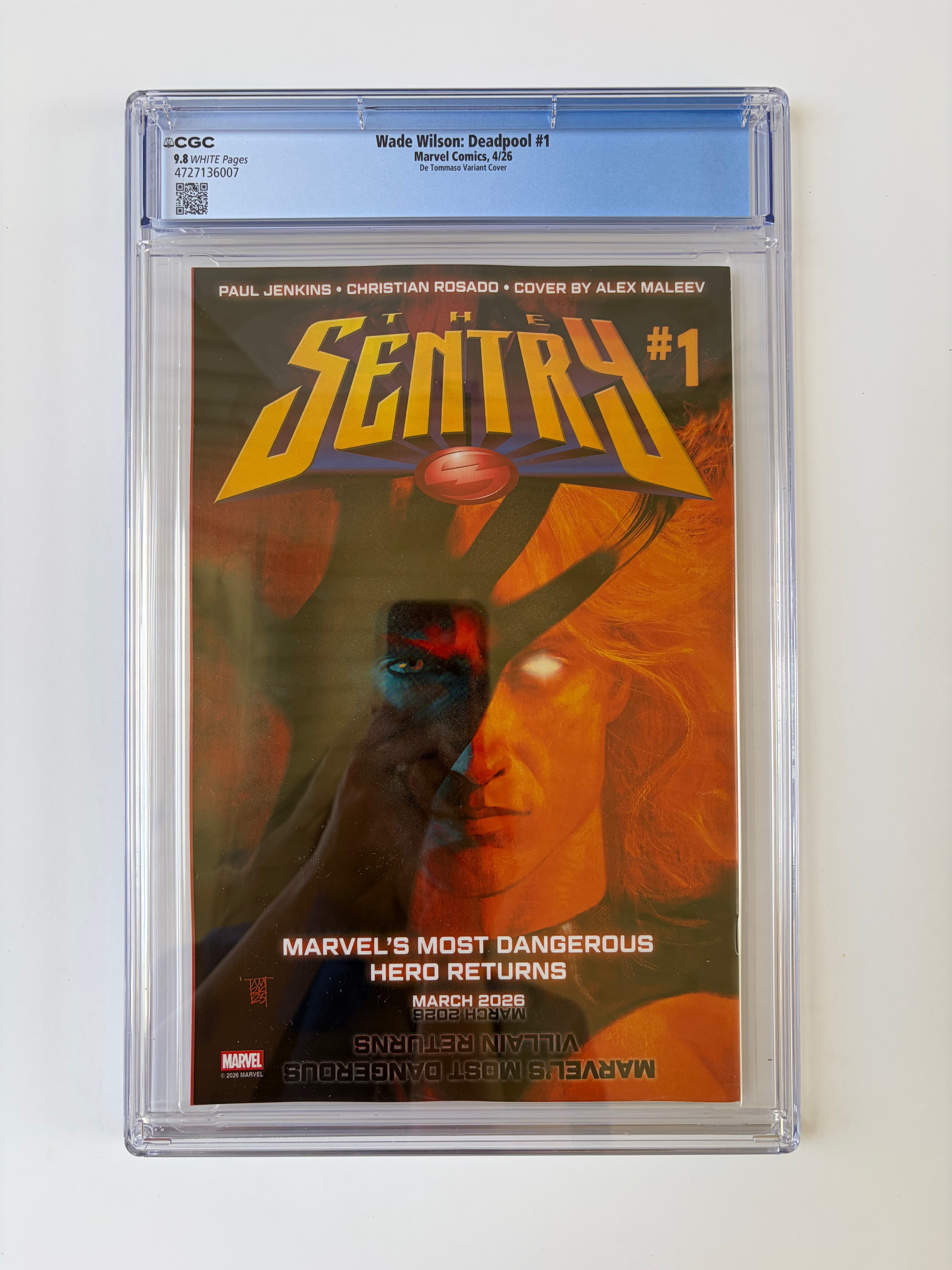 Wade Wilson: Deadpool #1 CGC 9.8 Timeless Variant Cover