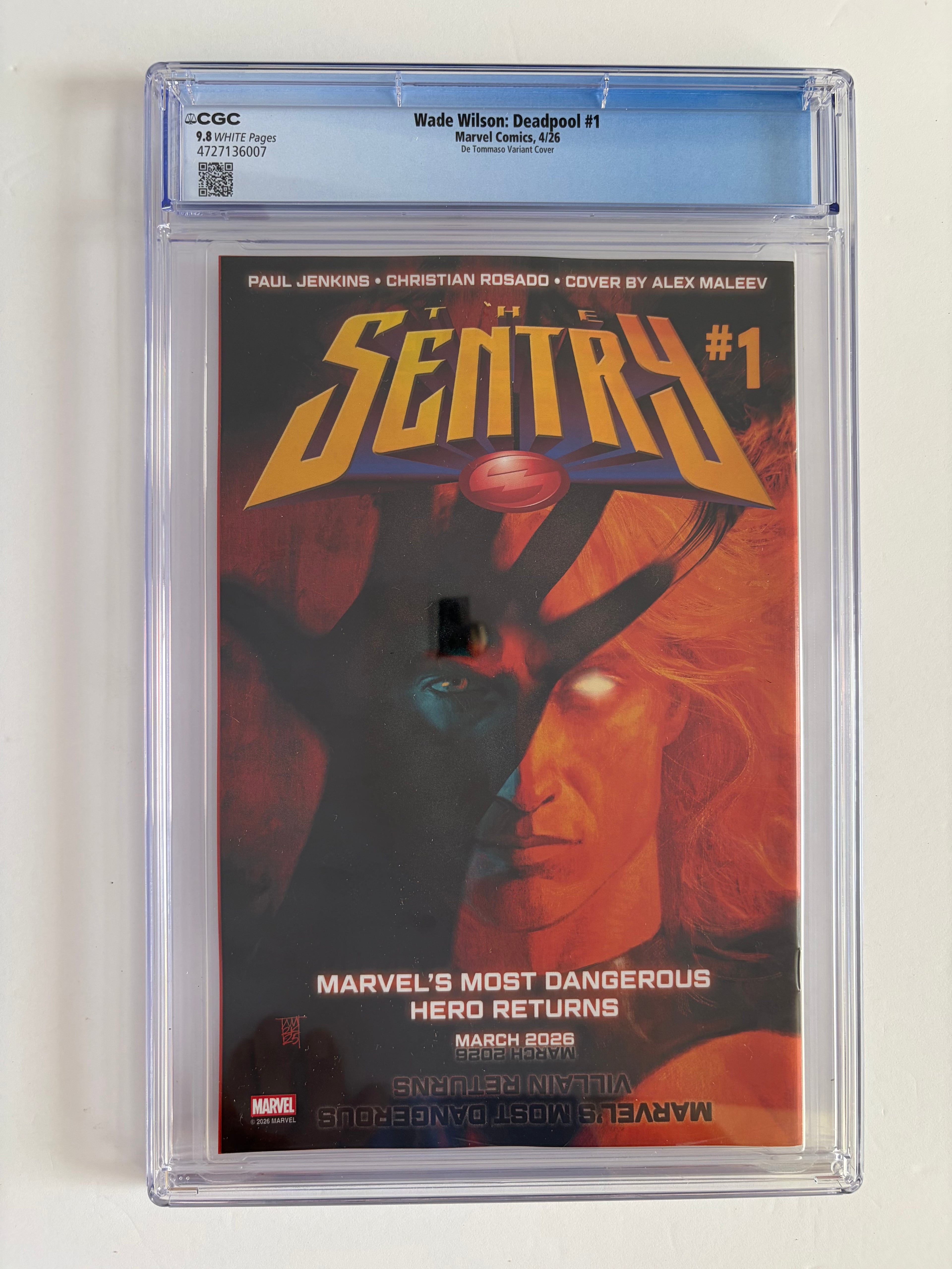 Wade Wilson: Deadpool #1 CGC 9.8 Timeless Variant Cover
