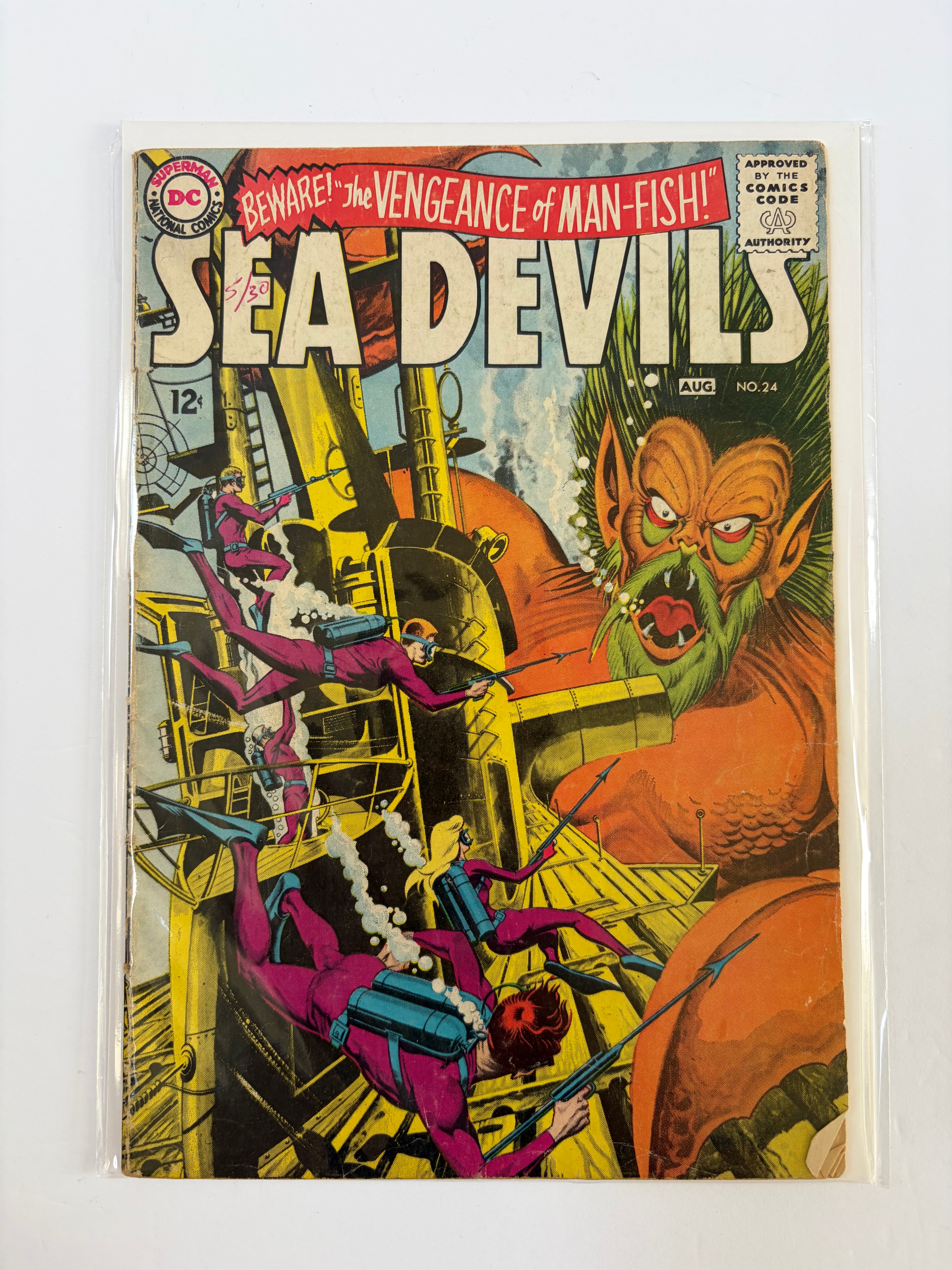 DC Comics Sea Devils Lot | 5 Books | Silver Age