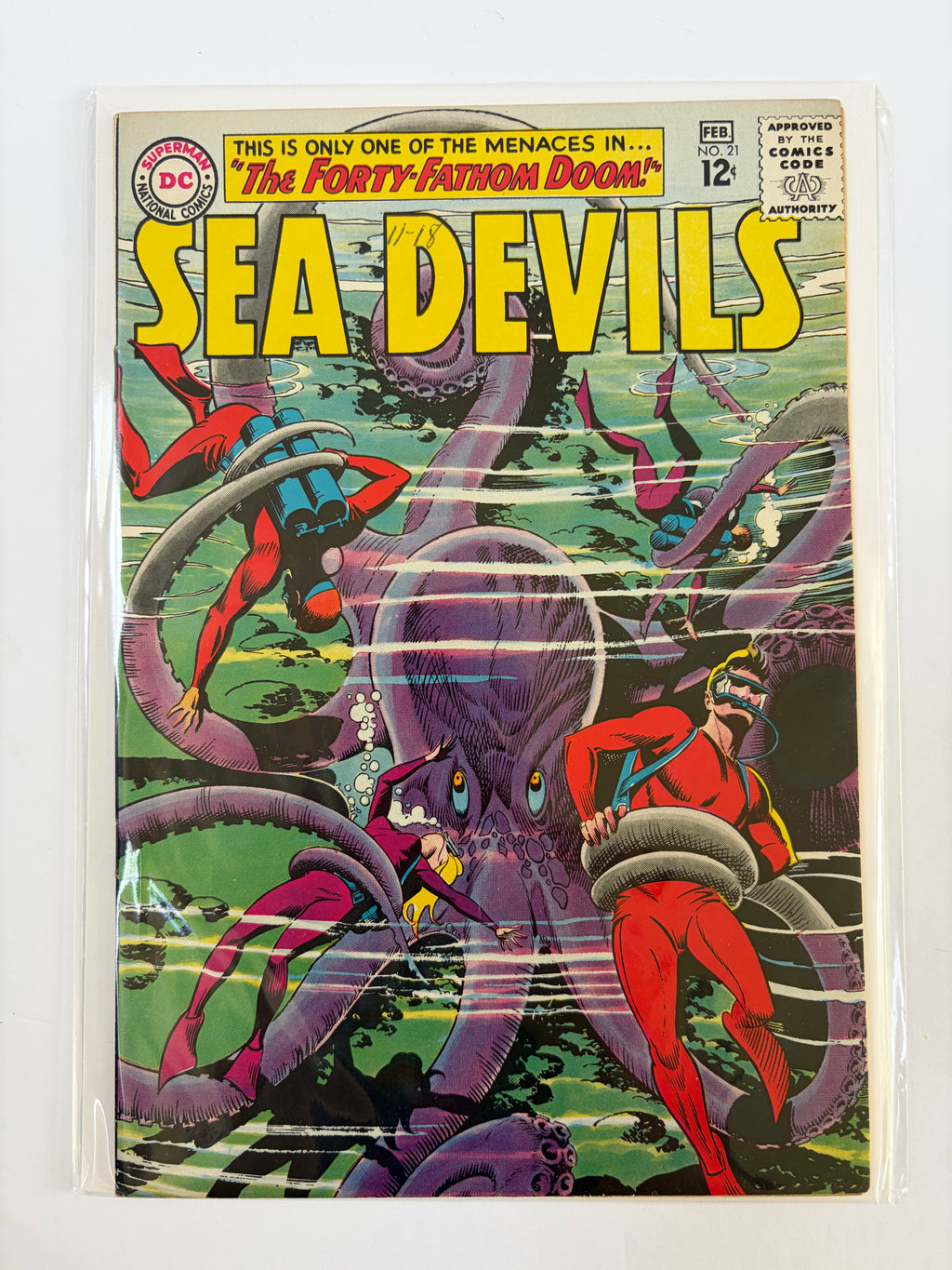 DC Comics Sea Devils Lot | 5 Books | Silver Age