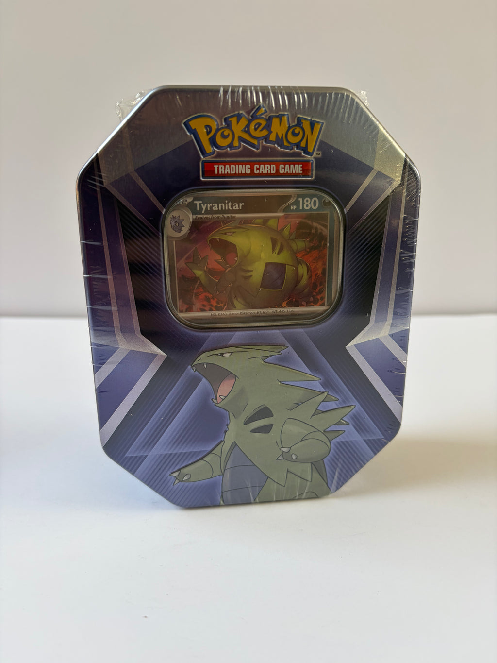 Pokemon TCG Tyranitar Tin Sealed