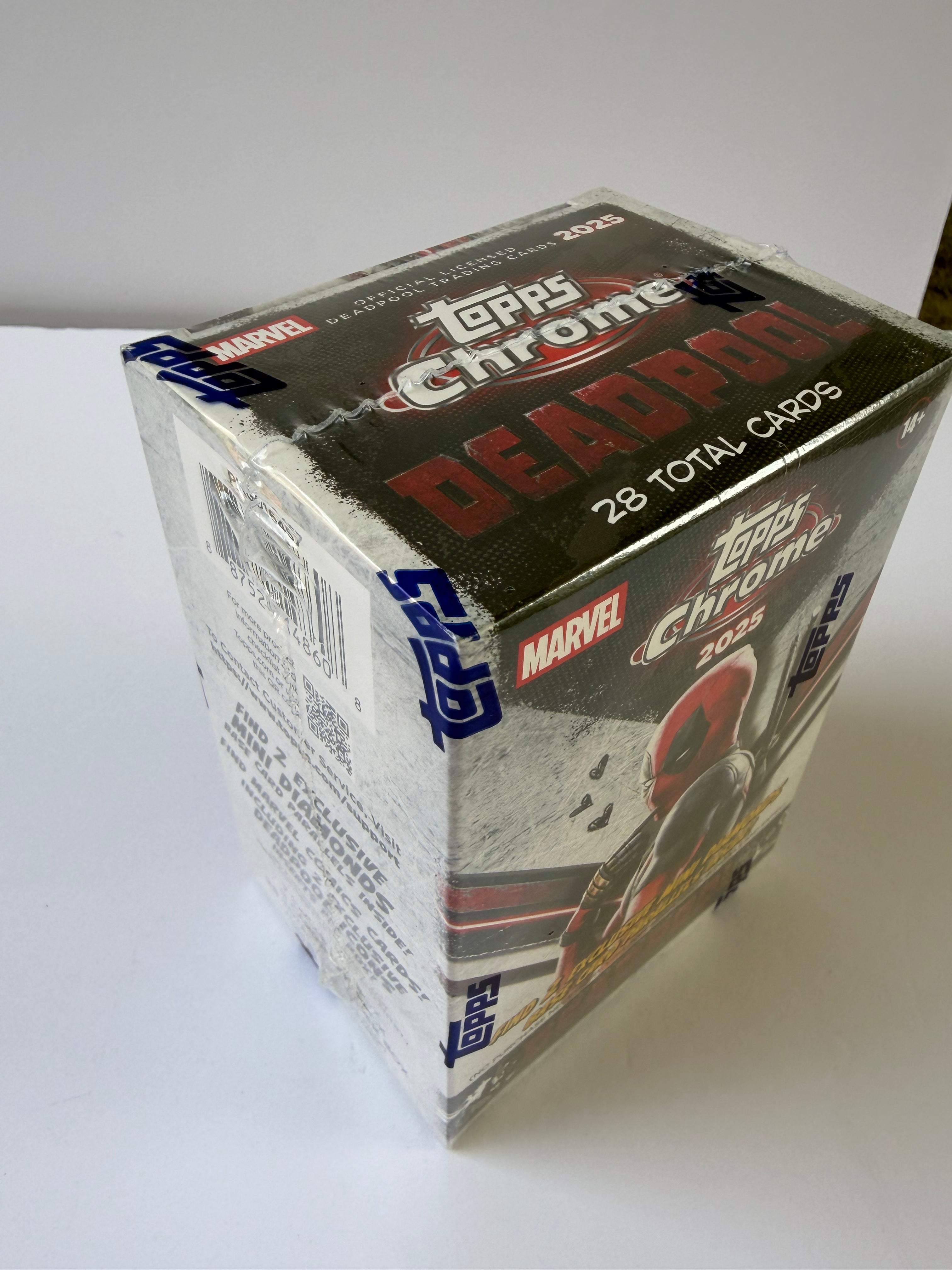 Marvel Topps Chrome 2025 Deadpool Blaster Box
