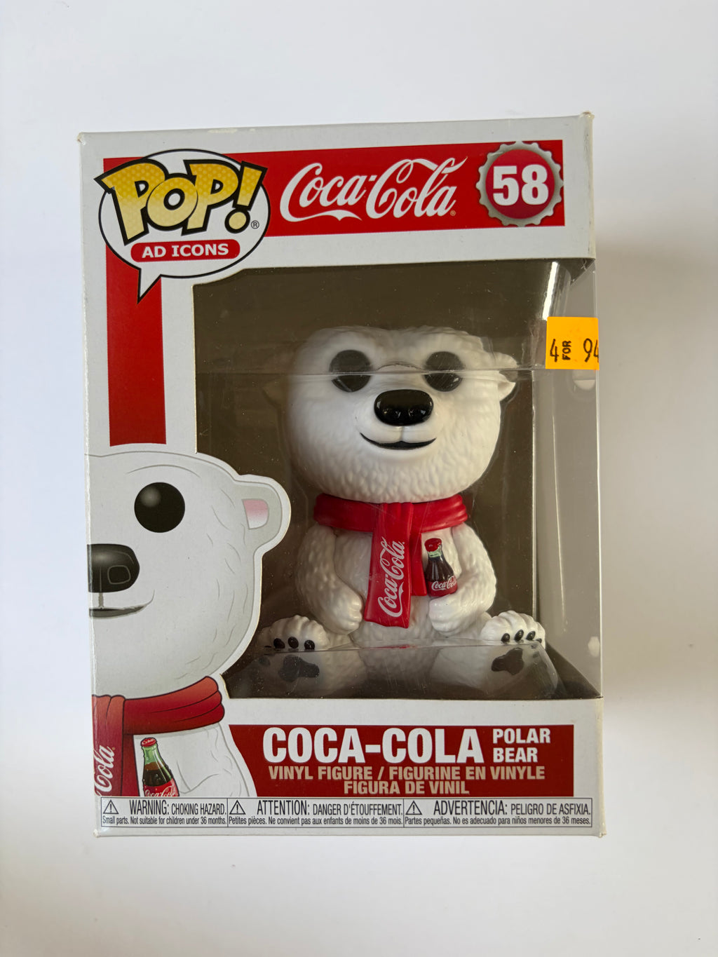 Funko Pop Ad Icons Coca-Cola Polar Bear #58