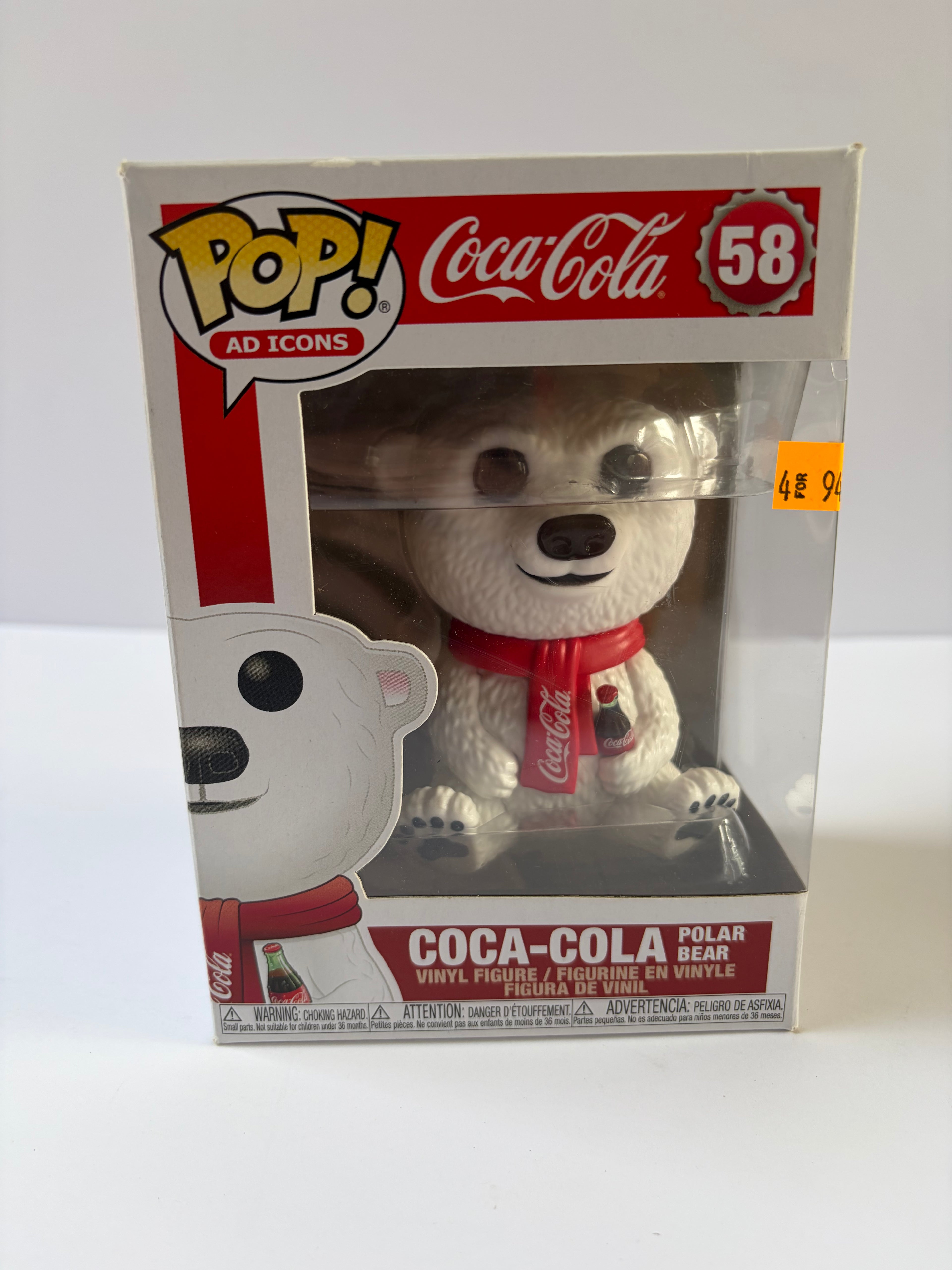 Funko Pop Ad Icons Coca-Cola Polar Bear #58