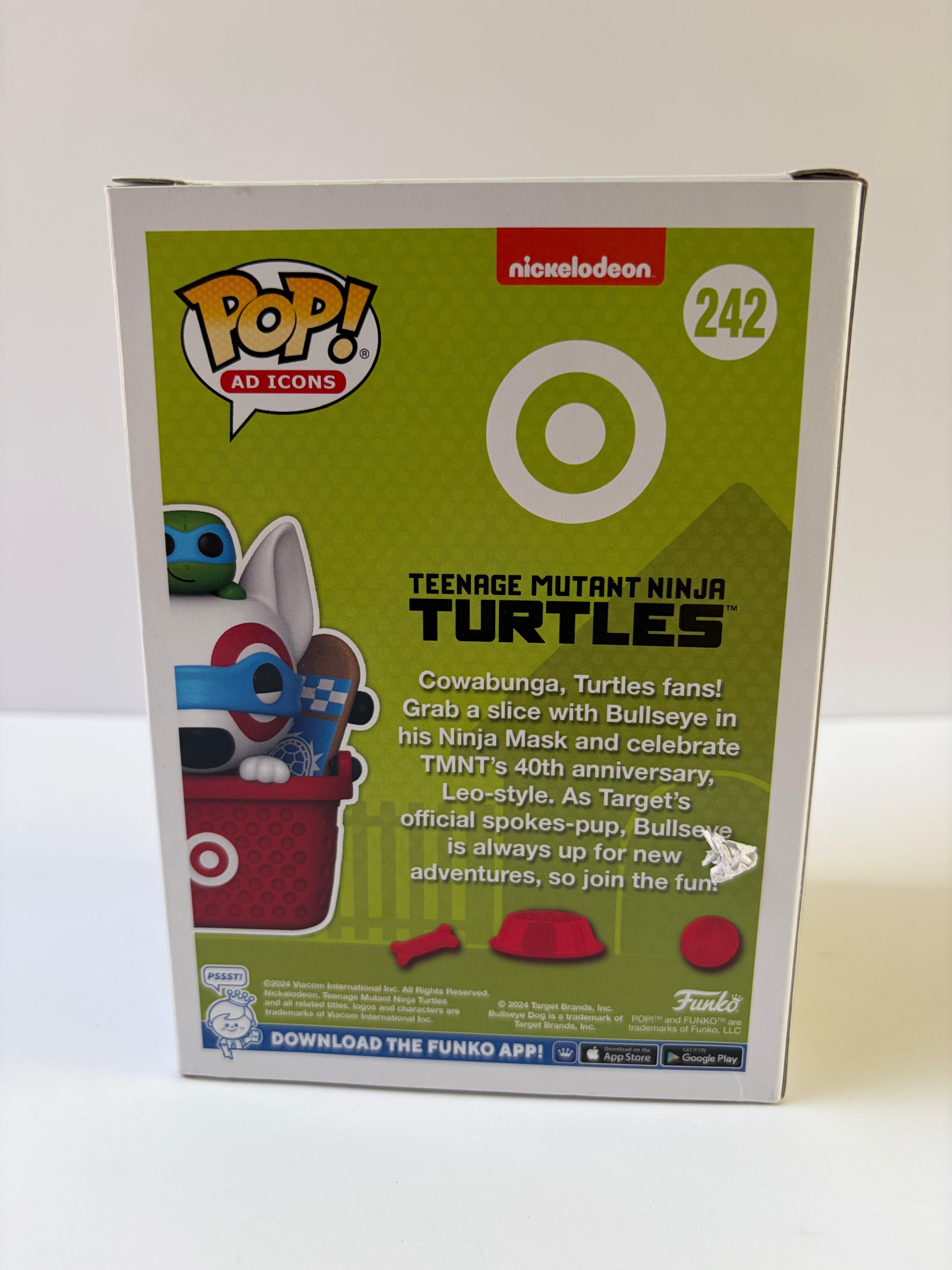 Funko Pop Ad Icons TMNT x Target Bullseye in Ninja Mask with Leo #242